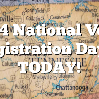 9/24 National Voter Registration Day is TODAY!