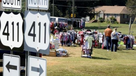 Many on Highway 411 Yard Sale open ahead of schedule