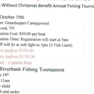 10/19 Wide Open Ministries Fishing Tournament Kids Benefit