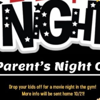10/25 Benton Elementary School Parents Night Out Movie Night