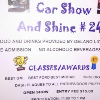10/5 Delano Lions Club Car Show & Shine