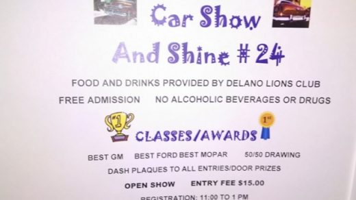 10/5 Delano Lions Club Car Show & Shine