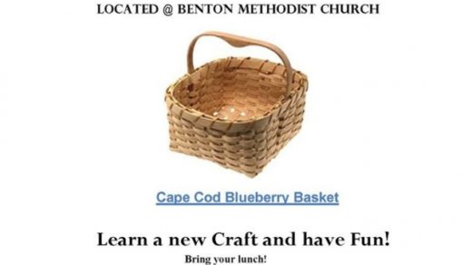 11/1 Basket Weaving Class Registration Deadline at Benton Methodist Church
