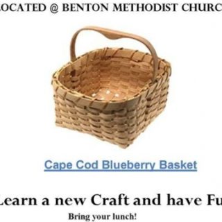 11/9 Basket Weaving Class at Benton Methodist Church