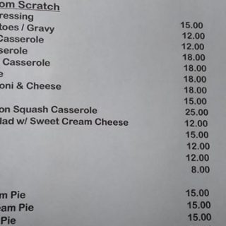 Canjun Lady Thanksgiving menu is ready. Order for the holidays.