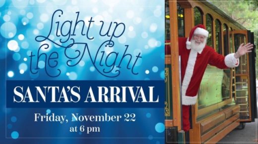 11/22 Light up the Night, Santa’s Arrival at Bradley Square Mall Cleveland, TN