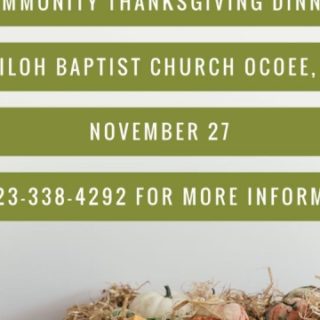 11/27 Community Thanksgiving Meal Ocoee TN