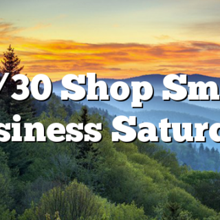 11/30 Shop Small Business Saturday