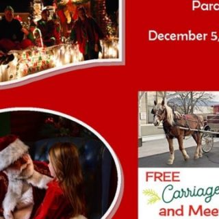 12/7 Carriage Rides and Pictures with Santa at L&D Depot