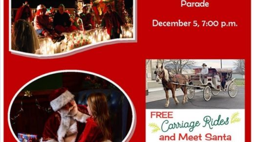 12/7 Carriage Rides and Pictures with Santa at L&D Depot