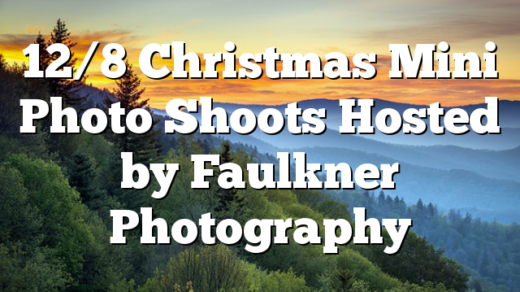 12/8 Christmas Mini Photo Shoots Hosted by Faulkner Photography