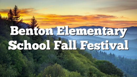 Benton Elementary School Fall Festival