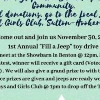 Fill a Jeep Contest at Show Barn Benton For Boys and Girls Club