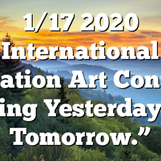 1/17 2020 International Aviation Art Contest “Flying Yesterday and Tomorrow.”