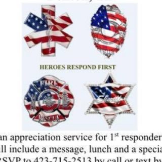 2/16 First Responders Service Zion Baptist Benton, TN