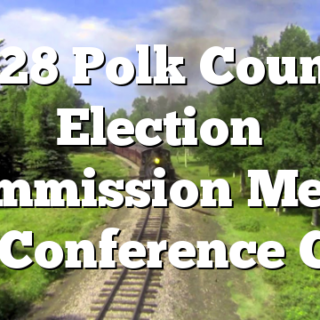 4/28 Polk County Election Commission Meets By Conference Call
