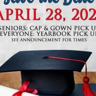 4/28 PCHS Cap & Gown and Yearbook Pickup