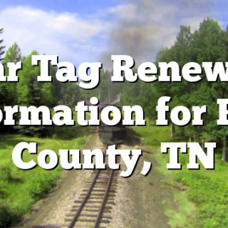 Car Tag Renewal Information for Polk County, TN