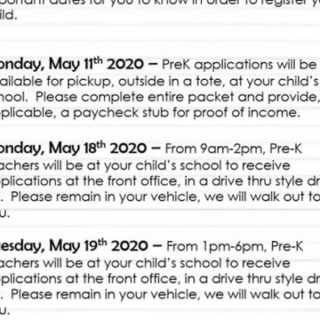 Chilhowee Middle School Pre-K Class Registration