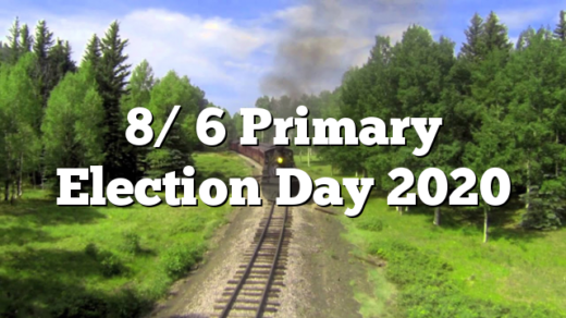 8/ 6 Primary Election Day 2020
