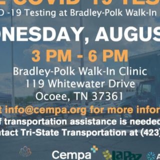 8/12 Free Covid-19 Testing in Polk County, TN