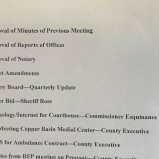 8/20 Polk County Commission Meeting Ducktown, TN