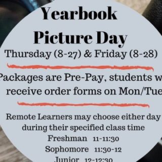 8/27-28 Polk County High School Yearbook Picture Day