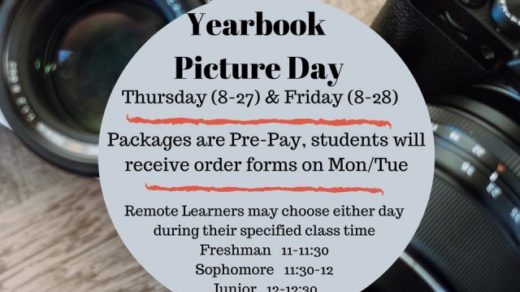 8/27-28 Polk County High School Yearbook Picture Day