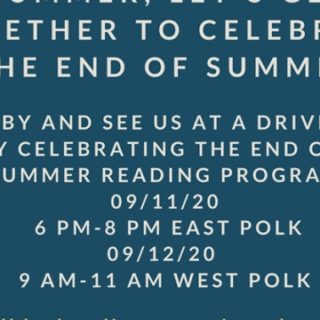 9/11 & 12 Drive-Thru End of Summer Reading Program Celebration Polk County TN Libraries