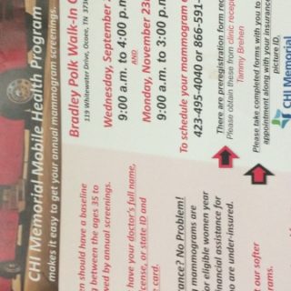 9/2 Bradley Polk Walk-In Clinic CHI Memorial Mobile Health Program