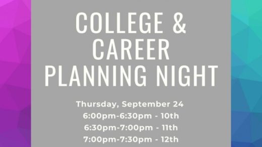 9/24 College & Career Planning Night