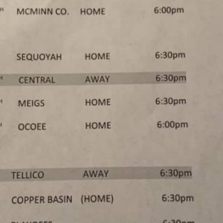 9/3 Bobcat Football Chilhowee Middle School Home Game vs. Sequoyah