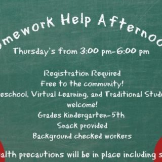 Homework Help Afternoons at First Baptist Church Benton, TN