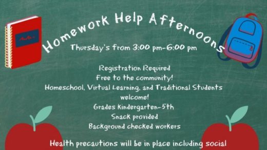 Homework Help Afternoons at First Baptist Church Benton, TN
