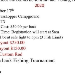 10/17 Wide Open Ministries Kids Without Christmas Benefit Annual Fishing Tournament