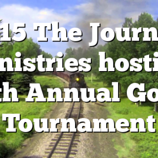 9/15 The Journey Ministries hosting 9th Annual Golf Tournament