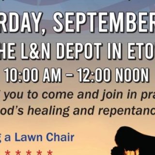 9/26 Return to God Through Prayer Event L&N Depot Etowah, TN