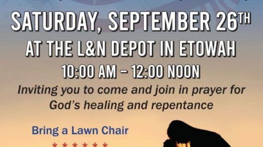 9/26 Return to God Through Prayer Event L&N Depot Etowah, TN