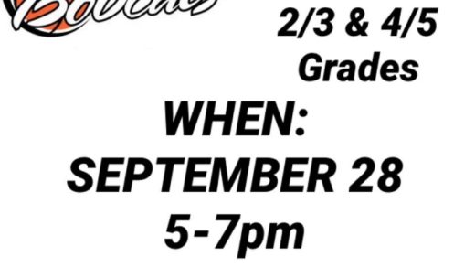 9/28 Lady Bobcats Girl Tryouts 2/3 & 4/5 Grades at CMS