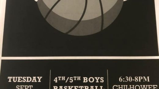 9/29 4th/5th Boys Basketball Tryouts Chilhowee Middle School Gym