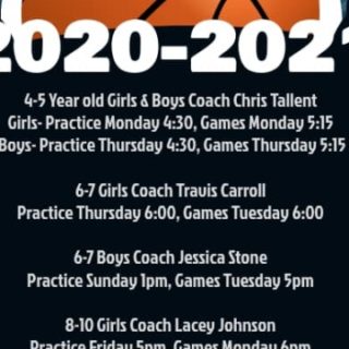 Benton FBC Youth Basketball Season 5 Practice and Game Schedule