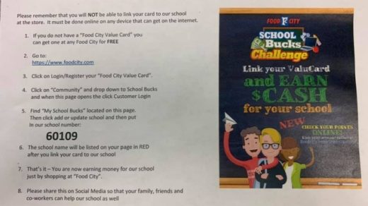 Help South Polk Elementary School Earn Cash by Linking with Food City