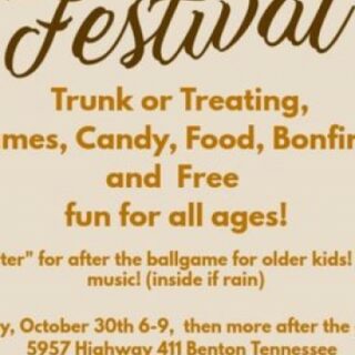 10/30 Clearview Ministries Trunk-or-Treat Fall Festival Benton, TN