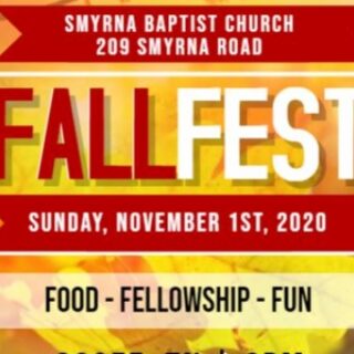 11/1 Smyrna Baptist Church Fall Festive Ocoee, TN