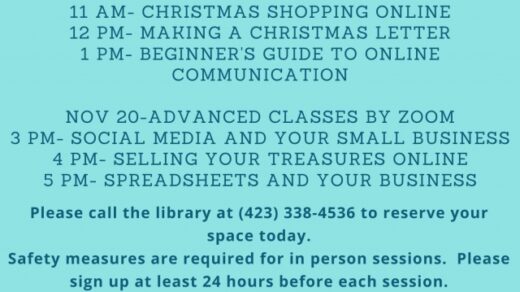 11/20 West Polk Public Library FREE Computer Classes