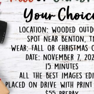 Faulkner Photography Family Minis Fall or Christmas