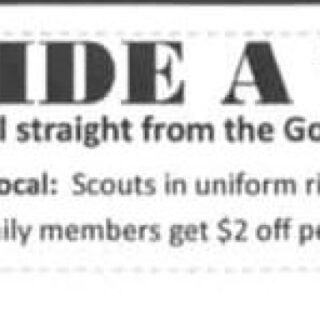 Scouts Ride TN Valley Railroad FREE
