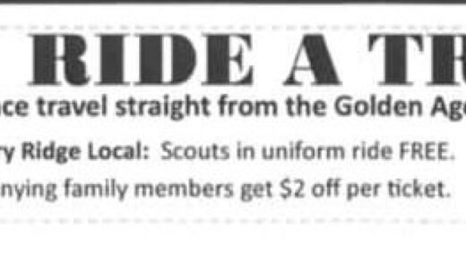 Scouts Ride TN Valley Railroad FREE