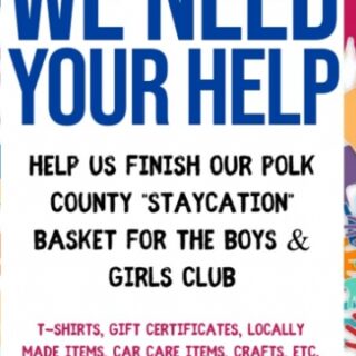 11/17 Polk County Chamber of Commerce Needs Help Filling Staycation Basket