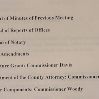 11/19 County Commission Meeting Benton Courthouse